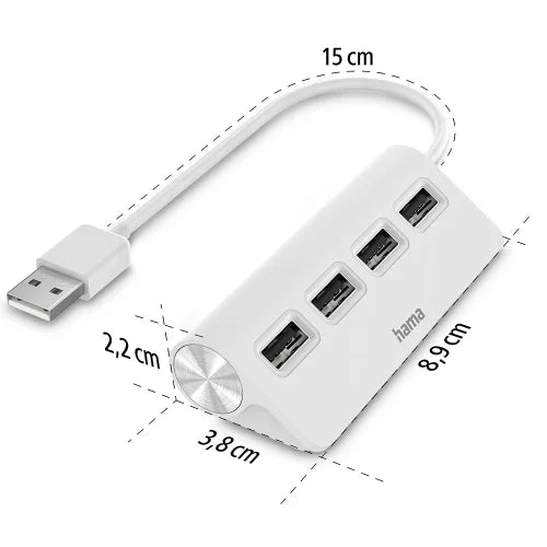 Hama USB Hub 4 Port USB2.0