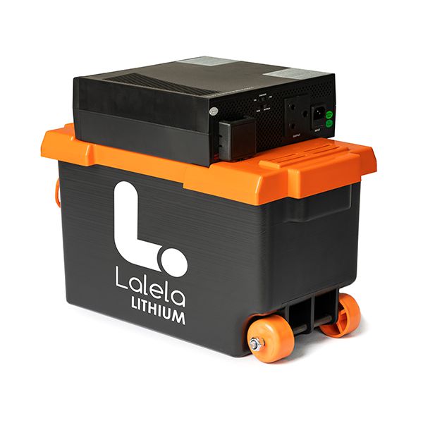 Lalela Lithium Trolley Inverter 600W 615Wh Modified Sinewave 50Ah